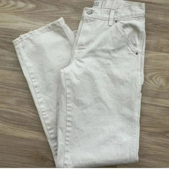 BDG Off White Cargo Jeans Size 26 - Picture 9 of 9